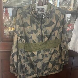Brixton Geometric Camouflage Jacket